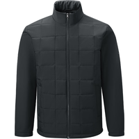海澜之家棉服男款动力火箭易去污立领拉链外套男冬季 深灰06 M 170/88A 推荐125~136斤