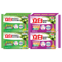 立白 增白皂+植物皂 232g*4块 洗衣皂