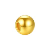 科莲娜 足金999 3D硬金光面转运珠 黄金手链