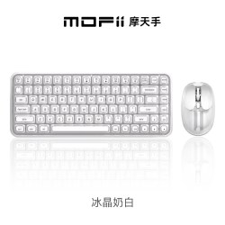 摩天手 Manon无线充电键鼠套装键盘办公女生轻音便携