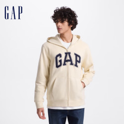 Gap 男女装字母logo连帽抓绒卫衣上衣609115