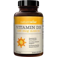 naturewise 自然薇萃（naturewise）维生素d3阳光瓶 活性维他命d 5000IU 90粒*1瓶