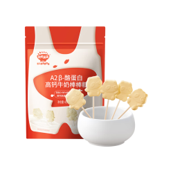 秋田满满 高钙牛奶棒棒糖 40g 任选6件