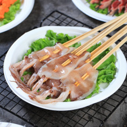 游牧御品 烧烤食材套餐 大鱿鱼串 15串（1050g）