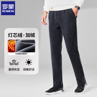 罗蒙 2026秋季新款男士松紧腰直筒长裤（加绒 多款可选）