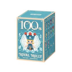 泡泡玛特 POPMART泡泡玛特MEGA ROYALMOLLY100% 周年系列1盲盒礼物