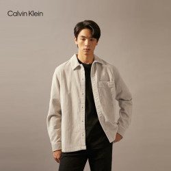 卡尔文·克莱恩 Jeans【帅克衫】男士美式复古纯棉灯芯绒衬衫外套