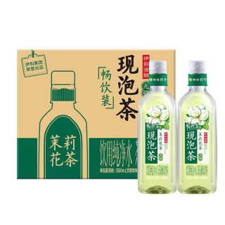 百亿补贴：伊利 现泡茶茉莉花茶800mL*12瓶整箱茶饮料批发新鲜现泡批发囤