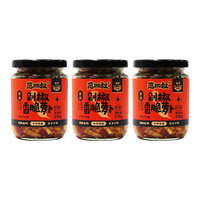 范四叔 剁椒香脆萝卜干湖南特产辣萝卜条  218g*3瓶