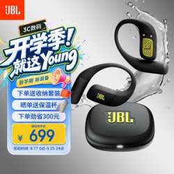 JBL Endurance Zone 真无线挂耳式蓝牙耳机 峡谷绿