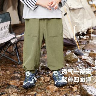 嘟嘟家 儿童长裤 军绿色 110cm