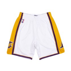 Mitchell&Ness MN湖人队09-10赛季球裤美式复古百搭透气轻便礼盒装球员版男NBA