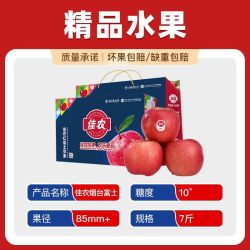 佳农 烟台红富士 新鲜 单果重约200g 苹果