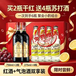 亚眠 丽蓓卡1314干红葡萄酒法国进口14.8度750ml 送苏打酒