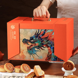 稻香村 月饼礼盒装高端三层五仁蛋黄莲蓉中秋节送礼品月饼团购福利1400g