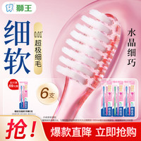 狮王 深入清洁 牙刷  6支