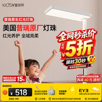 童视界 普瑞红光大路灯护眼灯学生学习专用落地台灯全光谱防蓝光客厅灯 Lite版80W