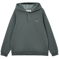 JACK&JONES 225433043 加绒内里 墨绿 M 男士卫衣