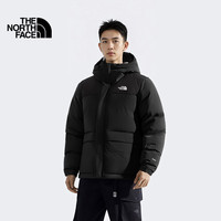 北面 羽绒服男户外防泼保暖鹅绒8GKG 黑色/JK3 M