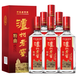 泸州老窖 特曲浓香型白酒52度500ml6瓶整箱 婚宴酒（年份随机）