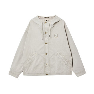 JACK&JONES 226121054 连帽抽绳夹克 米白色 L
