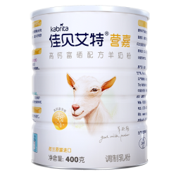佳贝艾特 新客尝鲜佳贝艾特营嘉高钙富硒成人中老年羊奶粉400g礼盒中秋送礼