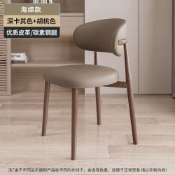 金格羽 轻奢餐椅家用餐桌凳子靠背椅书桌椅 2把