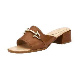 Clarks 其乐 女款高跟凉拖鞋 棕色 35.5