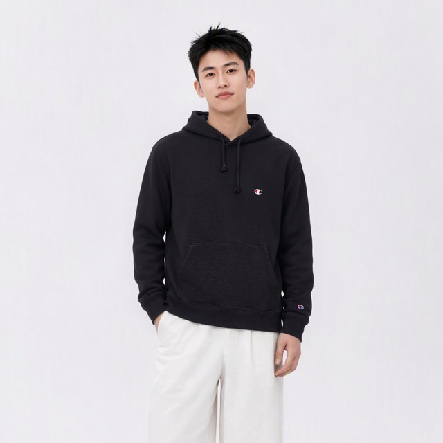 Champion 卫衣男款秋季休闲运动舒适轻薄百搭运动服