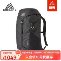 格里高利 ARRIO山野 户外运动旅行徒步轻量化双肩背包登山包 24L-焰黑色