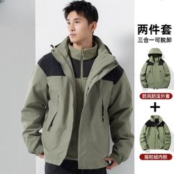 VERAFCA HELLOKOMA 加绒防风防水 三合一冲锋衣 男款