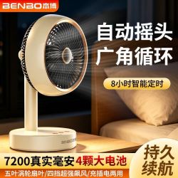 BENBO 德国本博摇头桌面风扇家用学生宿舍办公室台扇卧室厨房静音电风扇