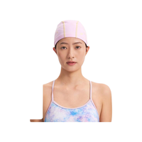 迪卡侬 硅胶网布泳帽 浅水晶粉 头围56-59cm