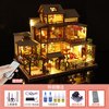 猫猫鱼 diy小屋森之庭日式大型别墅手工制作小房子模型拼装玩具生日礼物