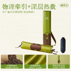 真不二 小茴香颈椎枕加热热敷艾灸枕头护颈枕养生