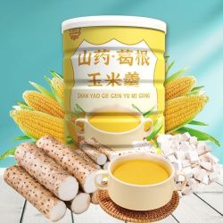 恋上谷 山药葛根玉米糊500g罐装软糯香甜饱腹冲饮即食代餐玉米羹