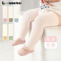 百亿补贴：婴儿长筒袜春秋季不勒腿新生儿0-12个月松口高筒袜无骨过膝袜宝宝