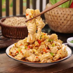蔚鲜来 豆结250g 豆皮豆腐皮豆制品干货 凉菜凉拌菜麻辣烫火锅食材