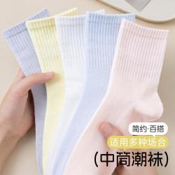 芬腾可安 多双装夏天袜子女士薄款浅口中袜子女夏季
