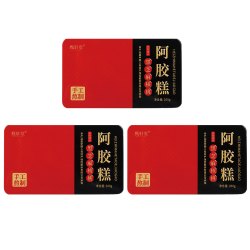 甄轩堂 礼盒黑芝麻核桃阿胶糕200g＊4盒