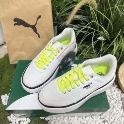 PUMA 女款舒适厚底运动低帮板鞋375058-01