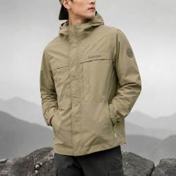 Timberland 外套男士薄款透气休闲运动服户外跑步套头衫上衣梭织连帽夹克