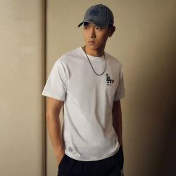 NEW ERA ERA/纽亦华 爱心系列微标印花图案 女士短袖T恤