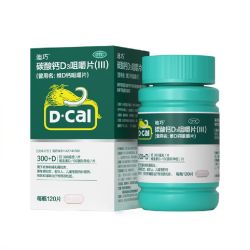 迪巧 碳酸钙D3咀嚼片 120片/瓶
