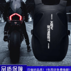 潮牌骑行背包摩托车头盔书包全盔双肩包自行车骑士包防水旅行包男