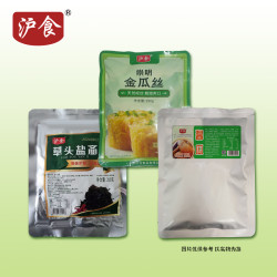 沪食上海特产金瓜丝新鲜凉拌菜爽脆角瓜黄金瓜草头盐齑凉菜组合