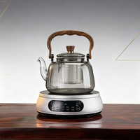 茶艺茗全新1500W智能电陶炉多功能煮茶器保温蒸茶煮茶花茶白茶