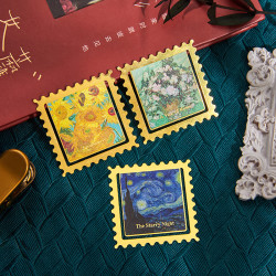 寓见诚品 原创精致油画定制金属书签送朋友小众质感生日礼物精致礼盒