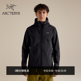 始祖鸟 SAWYER HOODY 男子 软壳夹克 Black/黑色 M