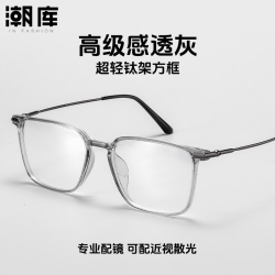 万新 1.60防蓝光镜片+商务时尚镜架任选（附赠原厂镜片包装）